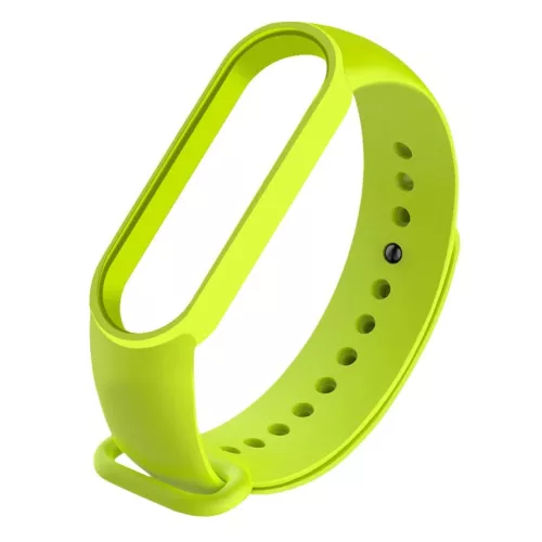 Szilikon Xiaomi Mi Band 5 szíj zöld-9111201906693 2 kép