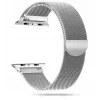 Apple Watch 4/5/6/7/8/9/10/11/SE/Ultra (42/44/45/49mm) Tech-protect Milaneseband Óraszíj Ezüst