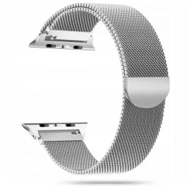   Apple Watch 4/5/6/7/8/9/10/11/SE/Ultra (42/44/45/49mm) Tech-protect Milaneseband Óraszíj Ezüst