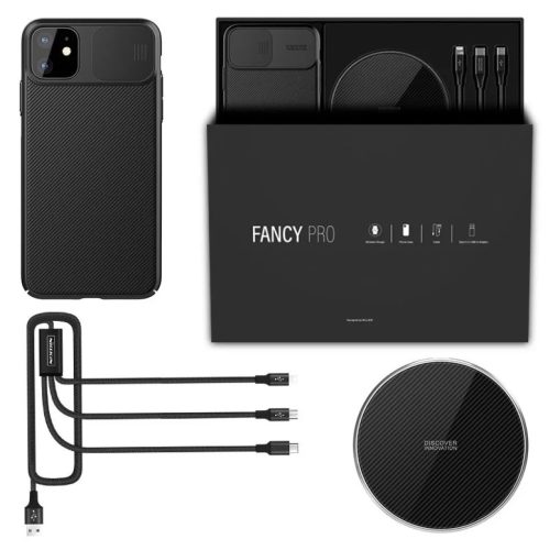 Nillkin Fancy Pro ajándékszett ( Vezeték nélküli töltő+iPhone 1-6902048187405 1 kép