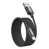 HOCO kábel USB A - Lightning 2,4A X89 2 m fekete-6942007646451 2 kép