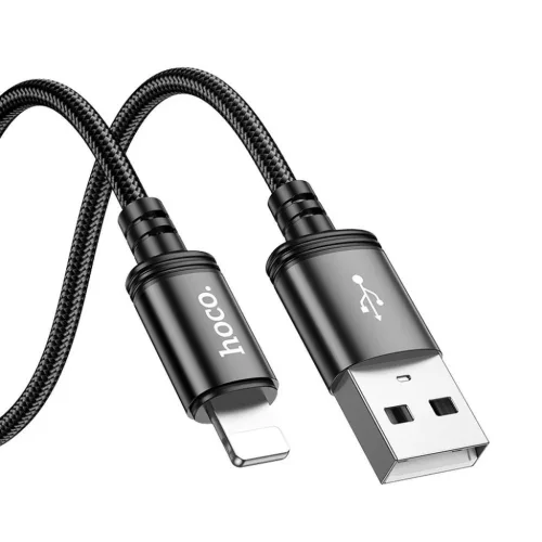 HOCO kábel USB A - Lightning 2,4A X89 2 m fekete-6942007646451 3 kép