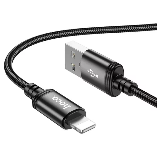 HOCO kábel USB A - Lightning 2,4A X89 2 m fekete-6942007646451 5 kép