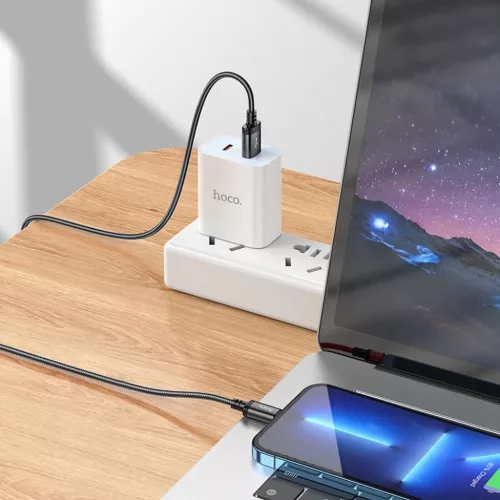 HOCO kábel USB A - Lightning 2,4A X89 2 m fekete-6942007646451 6 kép