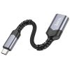 HOCO átalakító OTG Type C (hím) - USB A (női) 3.04A UA24 fekete-6942007608848 2 kép