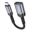 HOCO átalakító OTG Type C (hím) - USB A (női) 3.04A UA24 fekete-6942007608848 4 kép