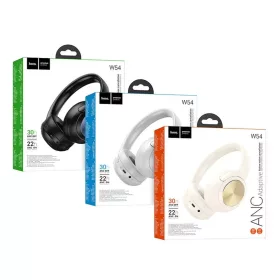 HOCO vezeték nélküli fejhallgatók Bluetooth ANC W54 szürke-6942007628396 2 kép