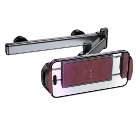 HOCO teleszkópos autós tartó fejtámlára (4,5" - 13") H69 fekete �-6942007641241 2 kép