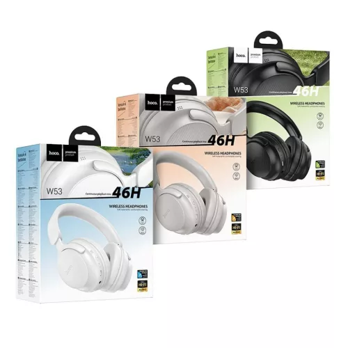 HOCO vezeték nélküli fejhallgató bluetooth W53 klasszikus fekete-6942007646574 6 kép