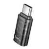 HOCO adapter Type C (férfi) - Lightning (női) UA36D átlátszó fekete