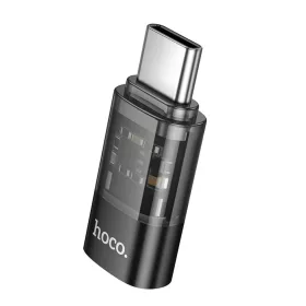   HOCO adapter Type C (férfi) - Lightning (női) UA36D átlátszó fekete