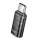 HOCO adapter Type C (férfi) - Lightning (női) UA36D átlátszó fekete
