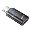 HOCO adapter Type C (férfi) - Lightning (női) UA36D átlátszó feke-6942007647236 3 kép