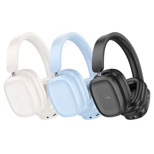 HOCO vezeték nélküli fejhallgató bluetooth W51 tejfehér-6942007619615 3 kép