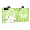 HOCO vezeték nélküli fejhallgató bluetooth W51 tejfehér-6942007619615 5 kép