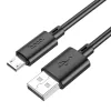 HOCO kábel USB A-ról Micro USB-re 2,4A X88 1 m fekete-6931474783325 1 kép