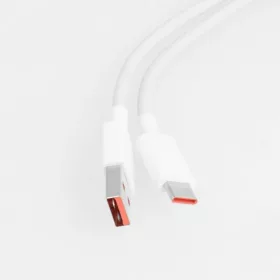 XIAOMI eredeti kábel USB A-ról Type-C-re 6A 1 m fehér tömeges-5903396133022 2 kép