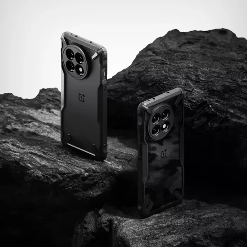 Ringke Fusion X OnePlus 13R Camo Fekete tok-8800293851875 4 kép