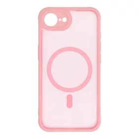   iPhone 16e/17e FULL MATTE MAG COVER tok MagSafe világos rózsaszín