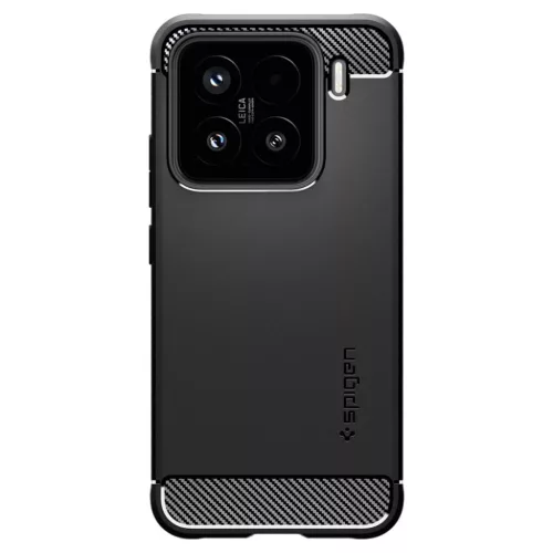  Xiaomi 15 Matt Fekete Spigen Rugged Armor tok (ACS08859)-8809971236829 6 kép