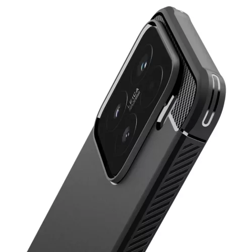  Xiaomi 15 Matt Fekete Spigen Rugged Armor tok (ACS08859)-8809971236829 9 kép