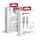 FORCELL F-ENERGY Metal C236 kábel USB A Lightning 2,4A 12W 1 m ezüst-5903396274497 1 kép