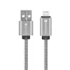 FORCELL F-ENERGY Metal C236 kábel USB A Lightning 2,4A 12W 1 m ezüst-5903396274497 3 kép