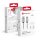 FORCELL F-ENERGY Metal C234 kábel USB A-ról Type-C-re QC3.0 2,4A 12W 1 m ezüst
