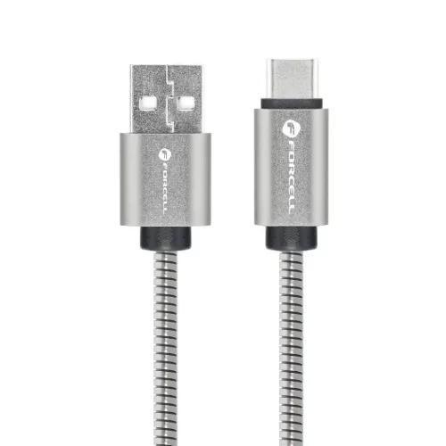 FORCELL F-ENERGY Metal C234 kábel USB A-ról Type-C-re QC3.0 2,4A 12W-5903396274503 3 kép