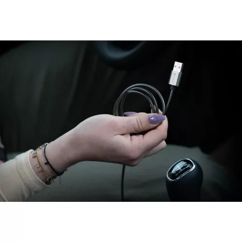 FORCELL F-ENERGY Metal C234 kábel USB A-ról Type-C-re QC3.0 2,4A 12W-5903396274503 6 kép