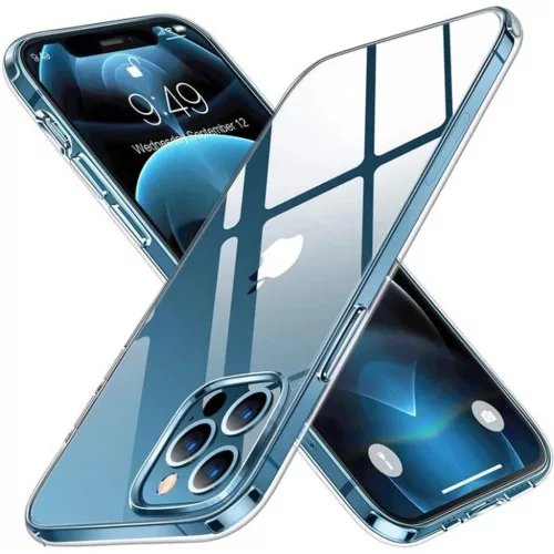 CLEAR tok 2 mm DOBOZ iPhone 12 / 12 Pro átlátszó tok-5903396071232 2 kép