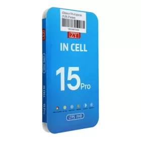 LCD kijelző iPhone 15 Pro fekete (ZY-LTPS) IC Átvihető