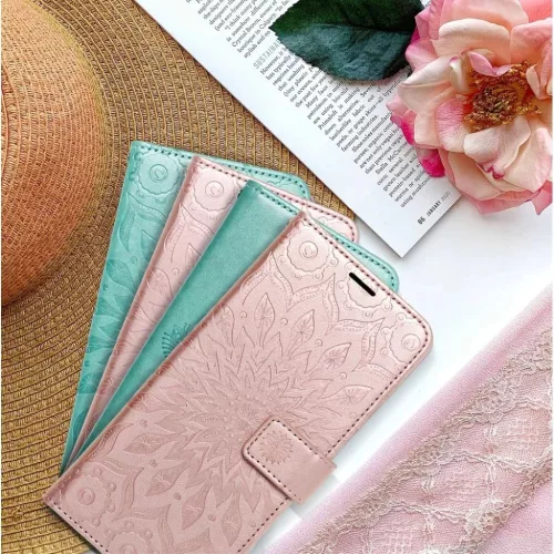 MEZZO fliptok Samsung Galaxy S21 mandala zöld tok-5903396105562 7 kép