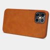 iPhone 12 Pro MAX Nillkin Qin bőr fliptok barna-6902048201675 4 kép