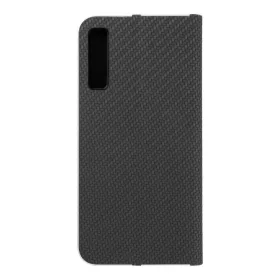 LUNA Carbon fliptok Samsung Galaxy A7 (2018) fekete tok-5903396009525 2 kép