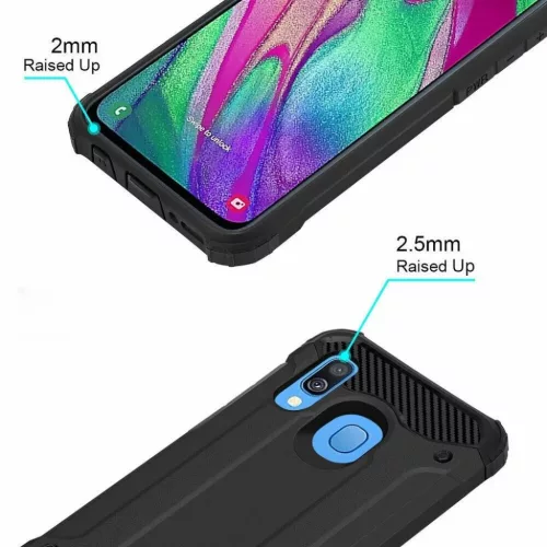 ARMOR tok Samsung Galaxy A40 fekete tok-5903396000393 5 kép