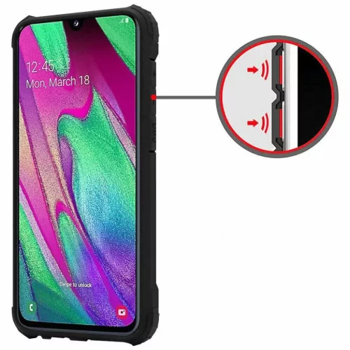 ARMOR tok Samsung Galaxy A40 fekete tok-5903396000393 6 kép
