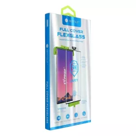   Bestsuit Flexible Hybrid Glass 5D Samsung Galaxy S21 Ultra fekete (Hot Bending) működő ujjlenyomat-olvasó üvegfólia