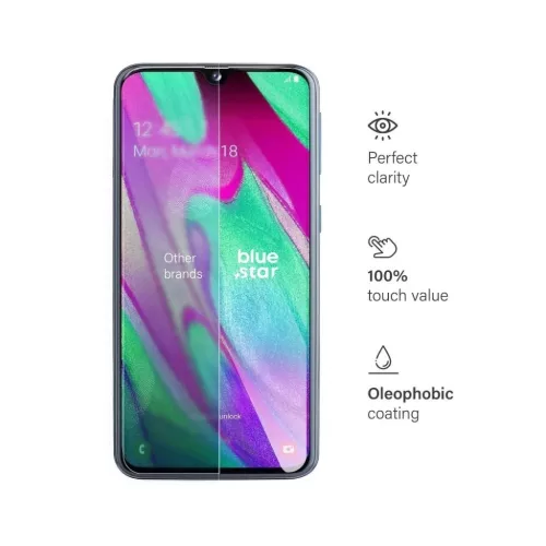 Edzett üveg Blue Star - SAMSUNG Galaxy A40 üvegfólia-5903396001482 4 kép
