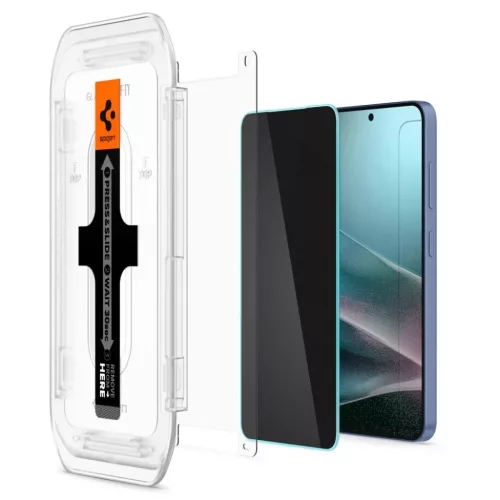 Spigen Glas.tr „Ez Fit” Hd 2-pack Galaxy S24 / S25 Privacy üvegf�-8800283301335 7 kép