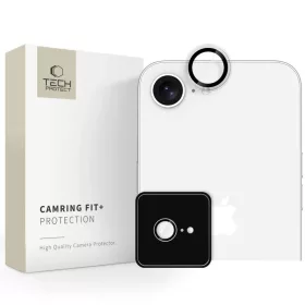 iPhone 16e Tech-protect Camring Fit+ átlátszó üvegfólia kamerára-5906302360154 1 kép