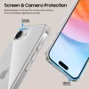 iPhone 16e Tech-protect Flexair Hybrid átlátszó tok-5906302360185 5 kép