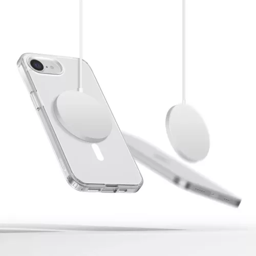 iPhone 16e Tech-protect Flexair Hybrid Magsafe átlátszó tok-5906302360192 2 kép