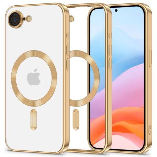 iPhone 16e Tech-protect Magflex Magsafe tok Fényes Arany-5906302360239 5 kép