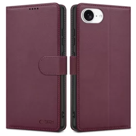 iPhone 16e/17e Tech-protect Wallet Mulberry tok, fliptok