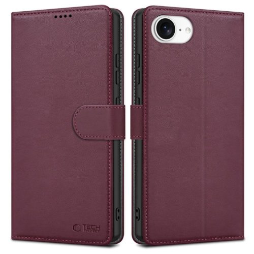 iPhone 16e Tech-protect Wallet Mulberry tok, fliptok-5906302360314 5 kép