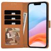 iPhone 16e Tech-protect Wallet Saddle Brown barna fliptok-5906302360321 1 kép