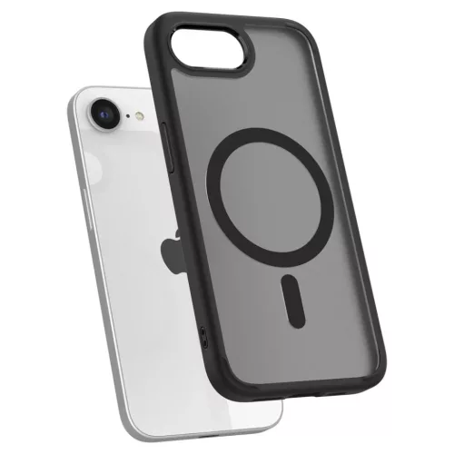  iPhone 16e Fagyos Fekete Spigen Ultra Hybrid Mag Magsafe tok-8809971239745 6 kép