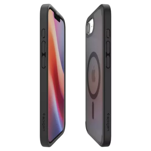  iPhone 16e Fagyos Fekete Spigen Ultra Hybrid Mag Magsafe tok-8809971239745 7 kép