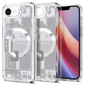    Apple iPhone 16e/17e Fehér Spigen Ultra Hybrid Mag Magsafe Zero One tok